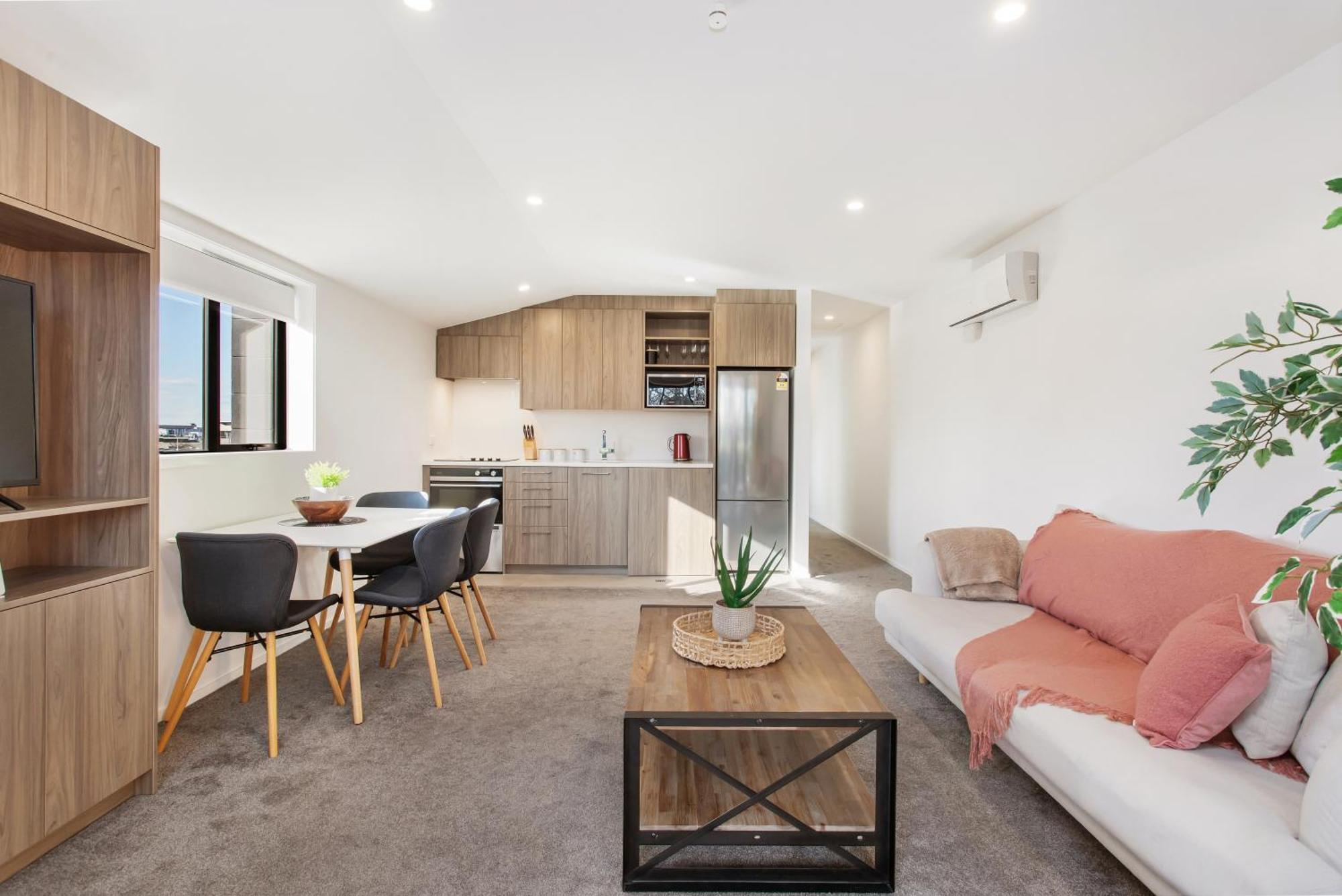 Penthouse Apartment Scenic Views-Spacious 2Br Christchurch Buitenkant foto