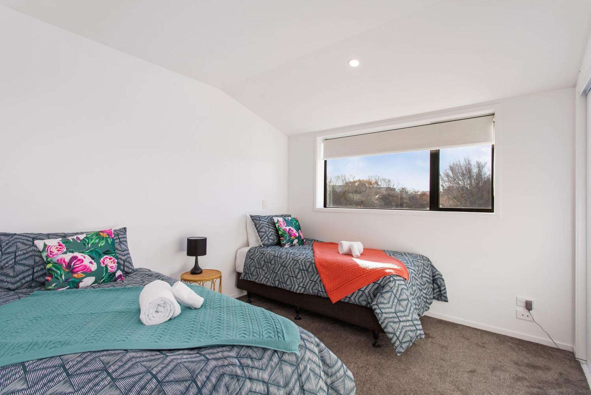 Penthouse Apartment Scenic Views-Spacious 2Br Christchurch Buitenkant foto
